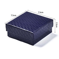 Квадратные картонные коробки ювелирные изделия CBOX-N012-34A