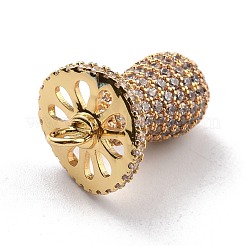 Pendentifs en laiton zircon cubique transparent&nbsp;KK-M222-06G