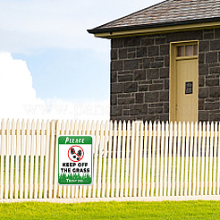 2шт 2 алюминиевых предупреждающих знака&nbsp;DIY-GL0003-64A