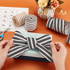 3 рулон двухцветных полиэстеровых полосатых лент OCOR-GA0001-87