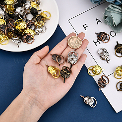 80 шт. 4-цветная железная круглая ручка-кнопка для шкафа FIND-GF0002-20