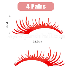 Автомобильные наклейки для домашних животных STIC-WH0004-04C