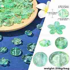 250 г прозрачных акриловых бусин&nbsp;OACR-CJ0002-33B