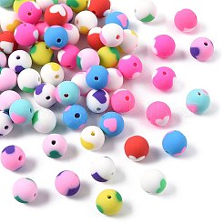 72шт 12 цвета бусины из полимерной глины ручной работы CLAY-FS0001-43