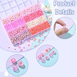 DIY-Schmucksets mit rosa Farbthema&nbsp;DIY-YW0012-89
