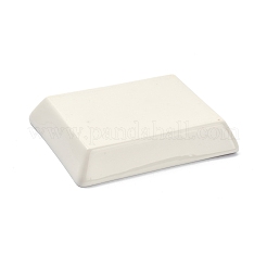 Rettangolo con piatto espositore per gioielli in porcellana con motivo marmo&nbsp;AJEW-C007-01A