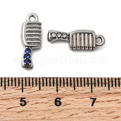 Подвески из нержавеющей стали 304 с микропаве из стразов&nbsp;STAS-G369-01P