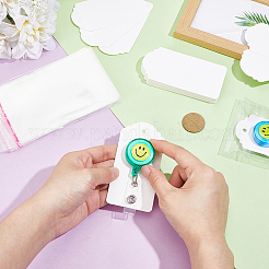 100 шт. Карточки-проигрыватели значков для ювелирных изделий из крафт-бумаги&nbsp;OPC-NB0001-04B