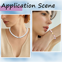 8 комплект двухцветных латунных раскладывающихся застежек KK-SC0005-45B