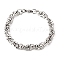 201 Edelstahl-Mariner-Gliederarmbänder für Herren&nbsp;STAS-T077-02P