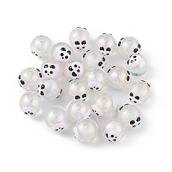 УФ-покрытие Радужные радужные акриловые эмалевые бусины OACR-I003-17A