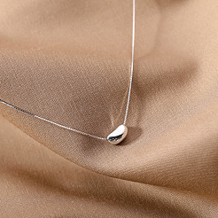 Бусины 925 стерлингового серебра кулон ожерелья для женщин&nbsp;FS-WGEDBD6-01