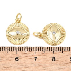 Colgante micropavé cubic zirconia de latón&nbsp;CU-CBAB719-05G-B