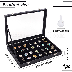 Деревянная витрина для значков AJEW-WH0513-82