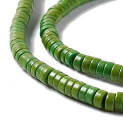 Синтетических нитей бирюзовые бусы TURQ-G110-4x2mm-10