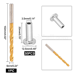1 набор из нержавеющей стали 316 с шаровидными наконечниками и сверлом FIND-UN0001-35