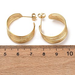 Orecchini a bottone in acciaio inossidabile 304 per donna&nbsp;EJEW-K302-10G