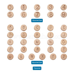 Бусины из бука&nbsp;WOOD-TA0001-43