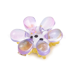 Подвески из стеклянных бусин в виде подсолнухов&nbsp;PALLOY-MZ01014-01