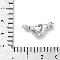 Pendenti in zirconi cubici trasparenti in micro pavè di ottone&nbsp;KK-A300-15P