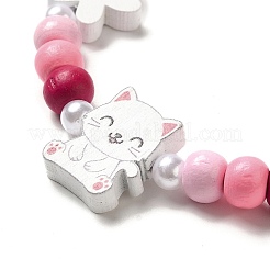 Комплект украшений из клена и акрила SJEW-C003-02P