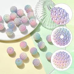 40pcs perles acryliques imitation perle&nbsp;OACR-FS0002-89A-11
