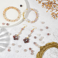 2 нити нити бусин из натурального кварца G-NB0005-25B