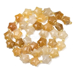 Природный Топаз нефрита бисер нитей G-Z080-A20-10mm