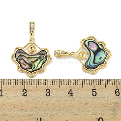 Natur Paua Muschel Anhänger&nbsp;LS-KK-S386-17G-03
