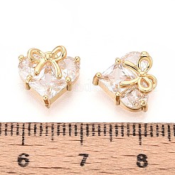 Латунные микро проложить кубического циркония подвески KK-T071-45G