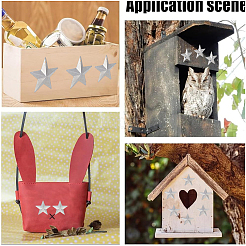 100 шт. 2 стиля железных подвесок и украшений для витрин&nbsp;AJEW-GF0012-15C