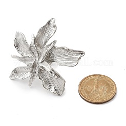 Регулируемые кольца из цветочного сплава для женщин&nbsp;LS-RJEW-B108-01P