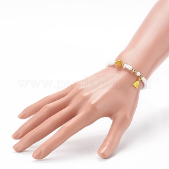 Polycotton Quaste Charm Armbänder&nbsp;BJEW-JB06187