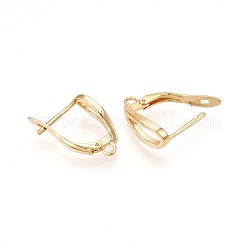 Латунная серьга-кольцо KK-N261-35G