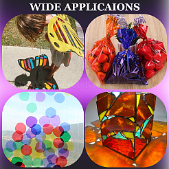 120 шт. 8 цвета квадратная упаковка для конфет из полипропилена&nbsp;DIY-WH20055-017A