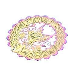 Ветряная вертушка с вращающимся подвесным механизмом из нержавеющей стали 201 (3d).&nbsp;STAS-T064-95