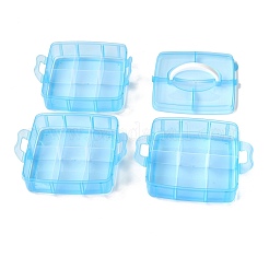 Прямоугольный портативный пластиковый съемный ящик для хранения из полипропилена&nbsp;CON-D007-02E