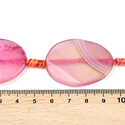 Натуральные полосатые агатовые бусы&nbsp;G-P605-L02-02