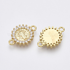 Соединители из латуни с микрочастицами и кубическим цирконием&nbsp;ZIRC-T005-035A-G