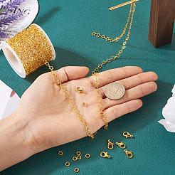 Kit fai da te per la creazione di collane con braccialetti a catena&nbsp;CHC-TA0001-07G
