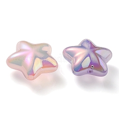 УФ-покрытие радужное радужное имитация желе акриловые бусины OACR-C007-07