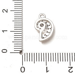Pendentifs en laiton avec strass&nbsp;RB-CBAFDDC-03P