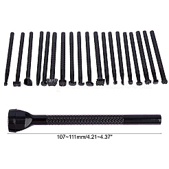 Set mit Stanzwerkzeugen für Lederarbeiten aus legiertem Stahl&nbsp;TOOL-WH0018-74