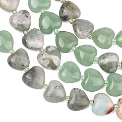 Colliers de perles en pierre shoushan synthétique à dégradé de couleurs&nbsp;G-B185-A05