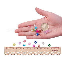 Выпечка раскрашенная бусина CCG-PH0002-8mm-02