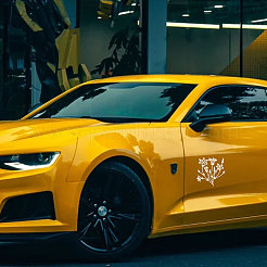 Пластиковые светоотражающие виниловые наклейки на автомобиль STIC-WH0036-022