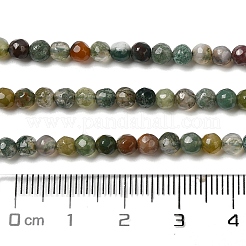 Природные моховой агат бисер нитей G-H302-A03-01