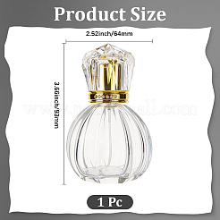 Reisesprühflaschen aus Glas und Harzkristall-Strass&nbsp;AJEW-GF0013-83
