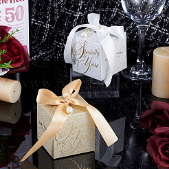 10 шт. квадратных складных коробок для конфет&nbsp;CON-TA0001-12