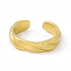 Открытое кольцо-манжета из нержавеющей стали 304 с ионным покрытием (IP) для женщин&nbsp;RJEW-C060-43MG